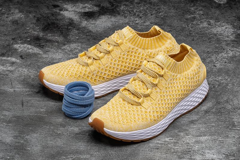 Nobull Honey Knit Runner Women's Running Shoes Orange | USA V1691R